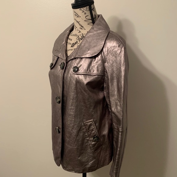 Jones New York Leather Jacket - NWOT - Picture 2 of 9